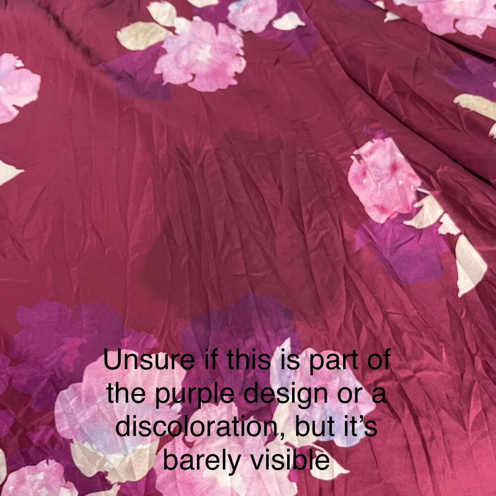 DB Studio Dress Womens 6 Purple Floral Satin Halter Maxi Open Back Prom Gown - Picture 14 of 14